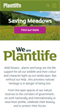 Mobile Screenshot of plantlife.org.uk